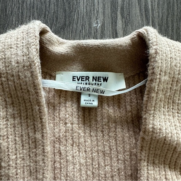 Ever New Gabi Rib Cardigan - Tan/Camel colour - Picture 3 of 6